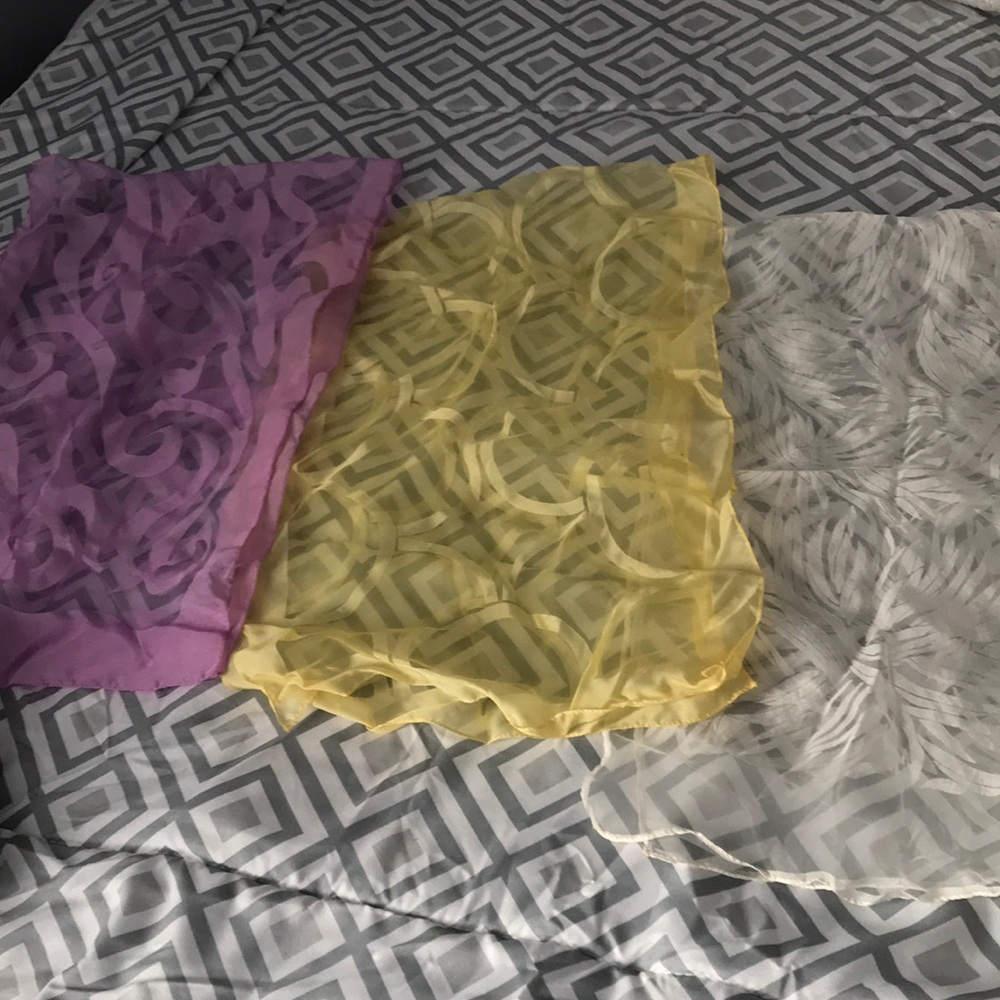 3 Vintage Scarf Bundle